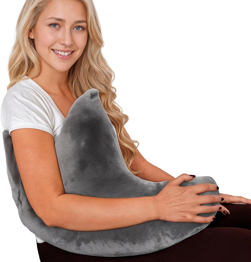 AbleUplift Rotator Cuff Pillow, Soft Comfortable Shoulder Pillow for Surgery, Ergonomic Shoulder Support Pillow with Double Zipper Cover, Machine Washable, Gray - Image 1